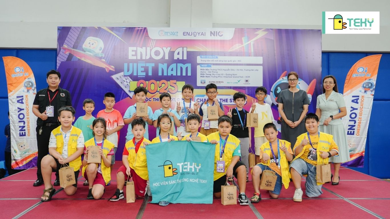 Học viên TEKY tham gia thi ENJOY AI 2025