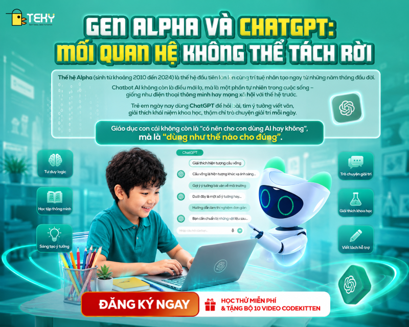 Gen Alpha Và ChatGPT: Mối Quan Hệ Không Thể Tách Rời