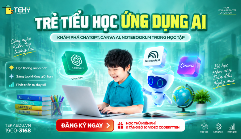 Trẻ Tiểu Học Dùng AI Như Thế Nào Để Làm Bài Tập Sáng Tạo?