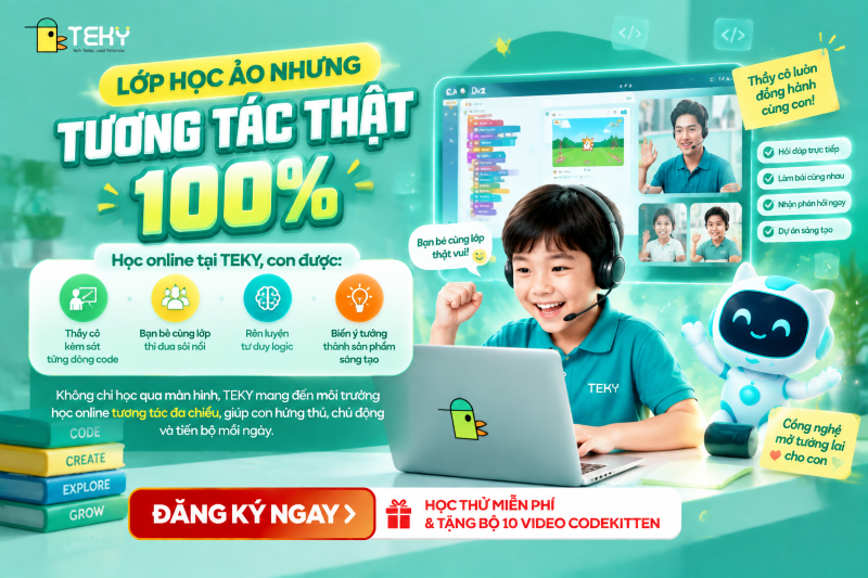 Lớp Học Ảo Nhưng Tương Tác Thật 100%