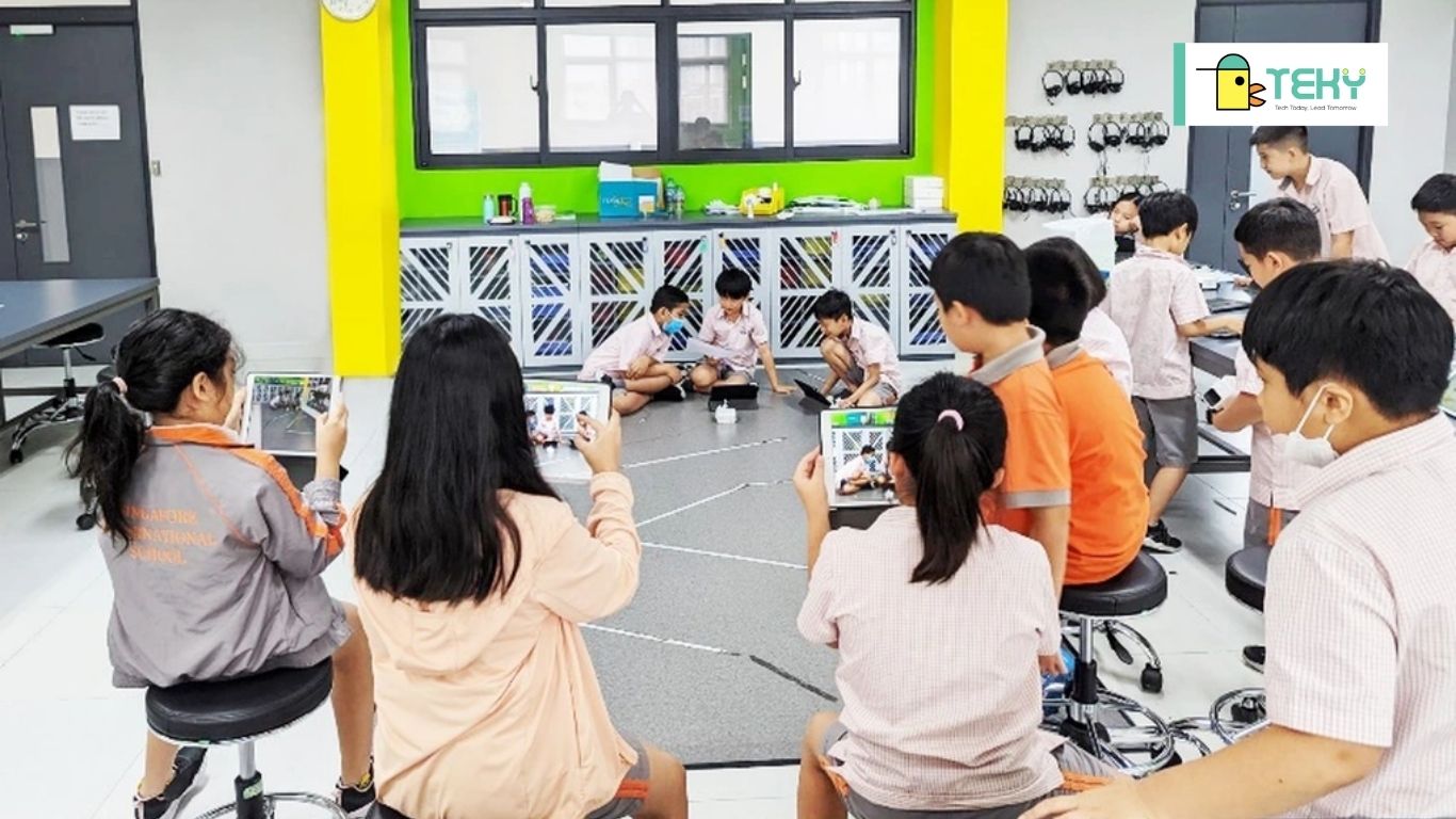 Học sinh được giáo dục STEM tại trường