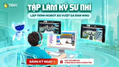 Tập Làm Kỹ Sư Nhí: Điều Khiển Robot Ảo Vượt Sa Bàn WRO Ngay Trên Màn Hình Máy Tính