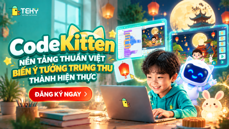 CodeKitten – Nền Tảng Thuần Việt Biến Ý Tưởng Trung Thu Thành Hiện Thực