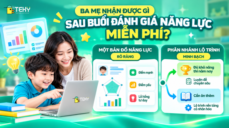 Ba Mẹ Nhận Được Gì Sau Buổi Đánh Giá Năng Lực Miễn Phí?