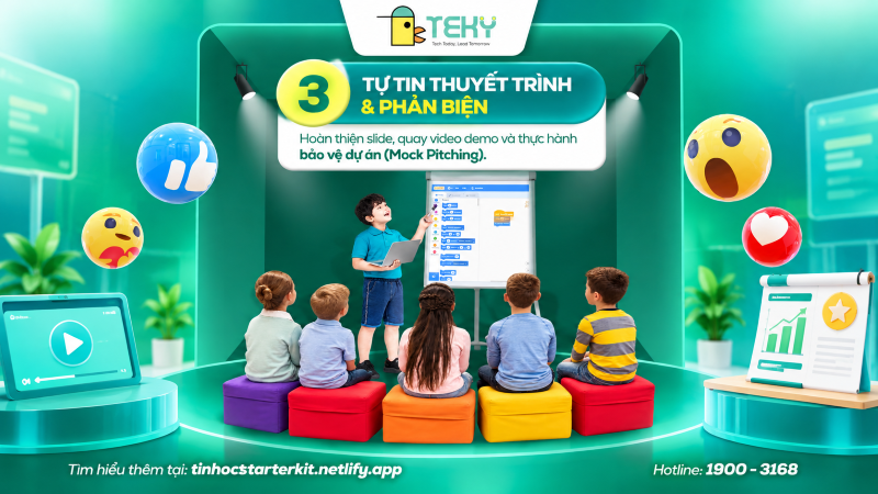 Bước 3: Tự Tin Thuyết Trình & Phản Biện Qua Mock Pitching