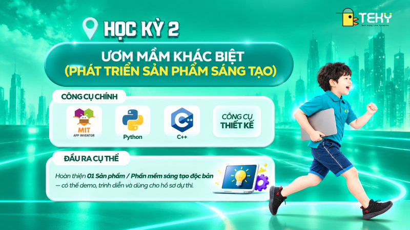 Học Kỳ 2: Ươm Mầm Khác Biệt – Phát Triển Sản Phẩm Sáng Tạo