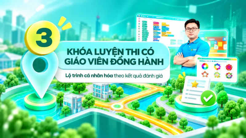 Bước 3: Khóa Luyện Thi Có Giáo Viên Đồng Hành