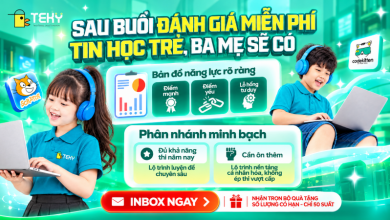 Đặt lịch đánh giá năng lực miễn phí tại TEKY! Nhận bản đồ điểm mạnh - yếu & lộ trình chinh phục Tin học trẻ chuẩn xác, không đoán mò, không học lan man nhé