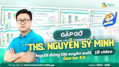 Gặp Gỡ ThS. Nguyễn Sỹ Minh – Người Đứng Lớp Xuyên Suốt 18 Video Starter Kit Tin Học Trẻ
