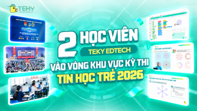 Bảng Vàng Thành Tích – Học Sinh TEKY Edtech Tỏa Sáng Tại Tin Học Trẻ 2026