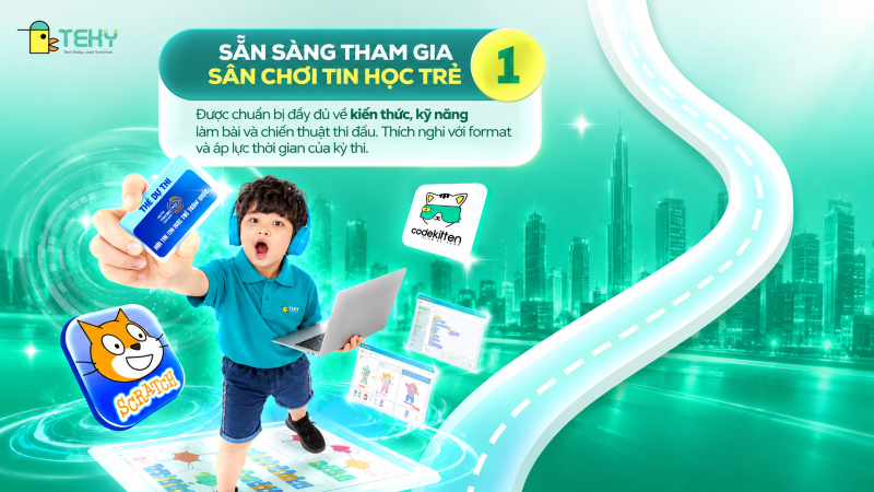 Sẵn Sàng Tham Gia Sân Chơi Tin Học Trẻ