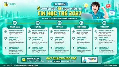 Lộ Trình 5 Chuyên Đề Với 18 Video: Từ Nền Tảng Đến Thực Chiến Tin Học Trẻ