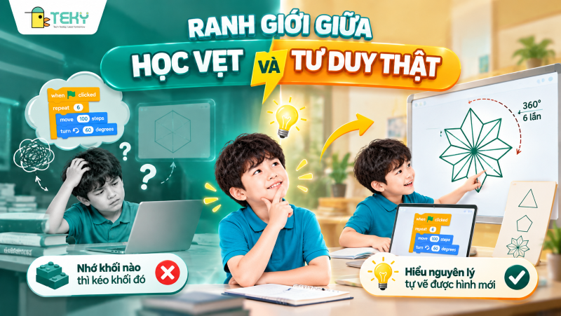 Ranh Giới Giữa Học Vẹt Và Tư Duy Thật